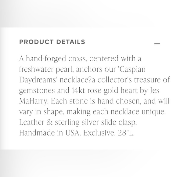 Jes Maharry “Caspion Daydreams”Neclace - Picture 10 of 10